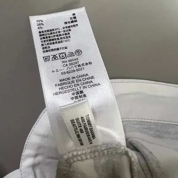 TOMMY BAHAMA Women's Short Sleeve Amira Stripe Short Dress Size M Grey (New) - Picture 7 of 8